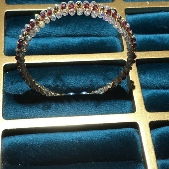 Handcrafted Swarovski crystal with Red Tourmaline - Picture 8 of 13